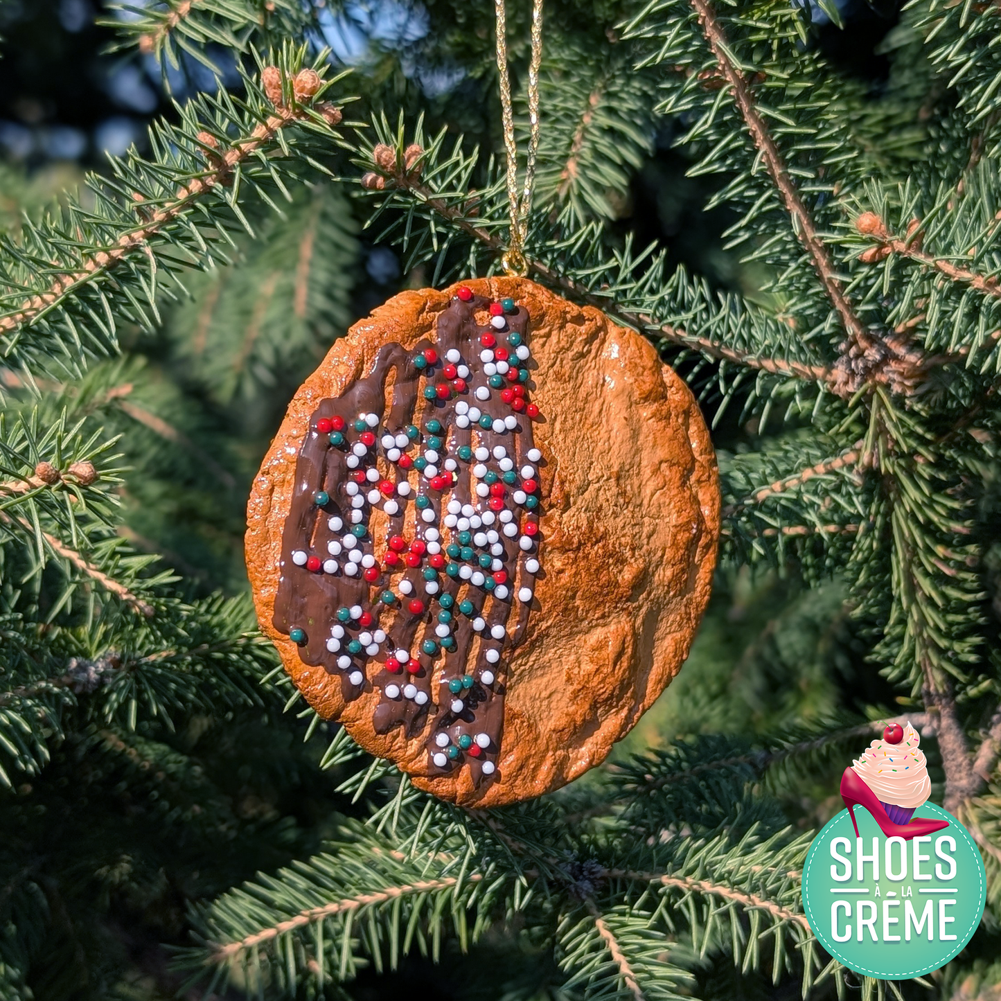 Cookie mi-choco de sapin