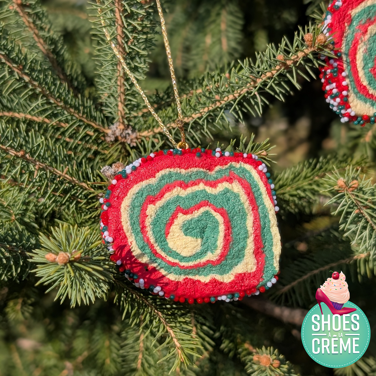 Tranches de bûche de sapin