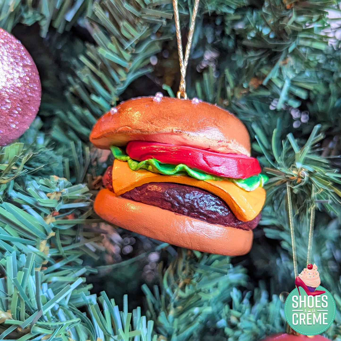 Holiday tree burger