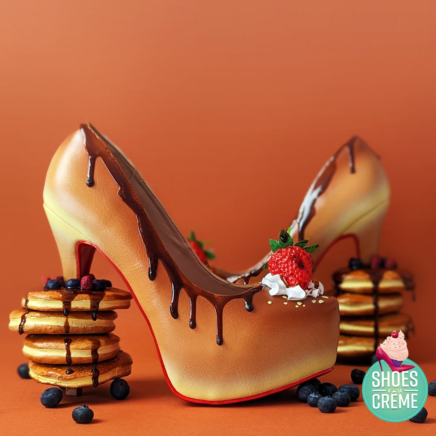 Maple Syrup Pancake Design