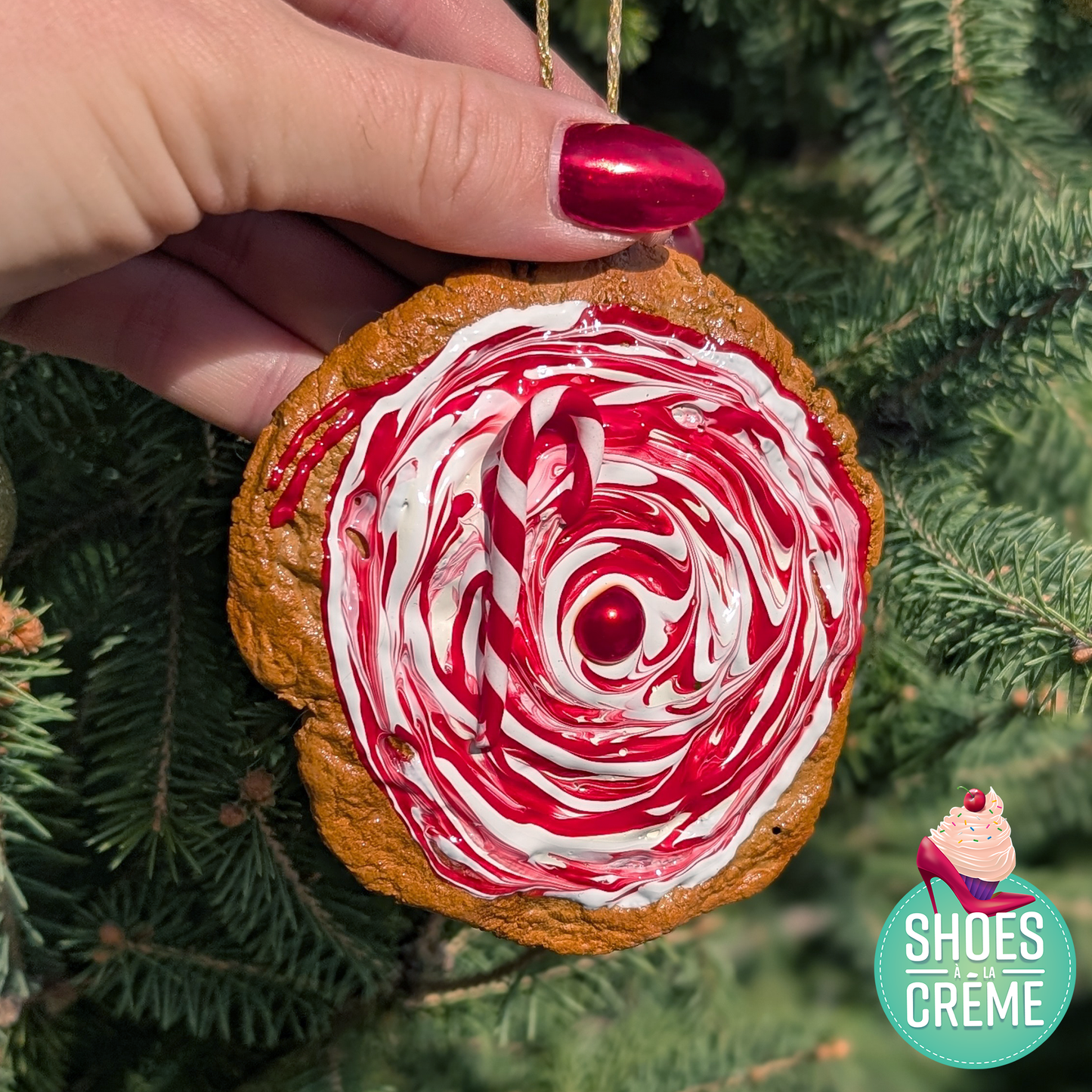 Cookie de sapin sucre d'orge