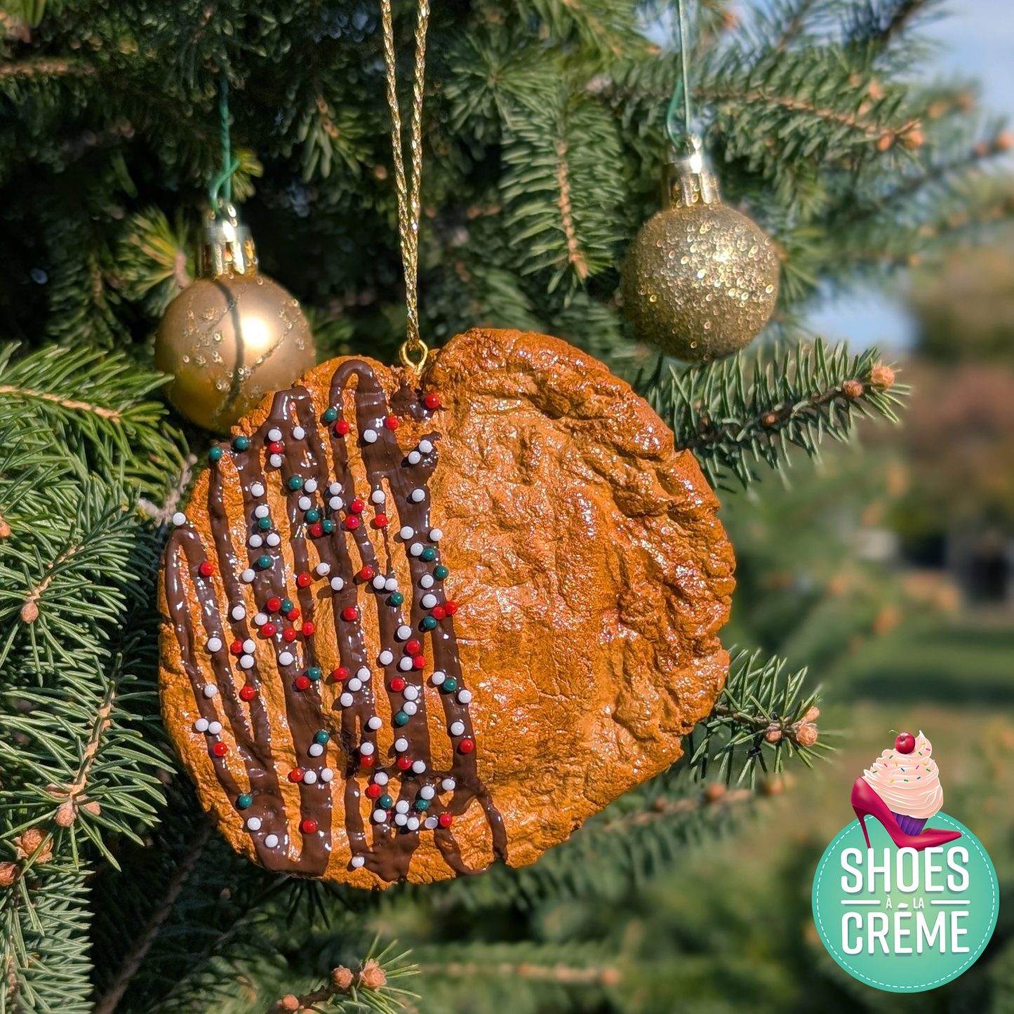 Cookie mi-choco de sapin