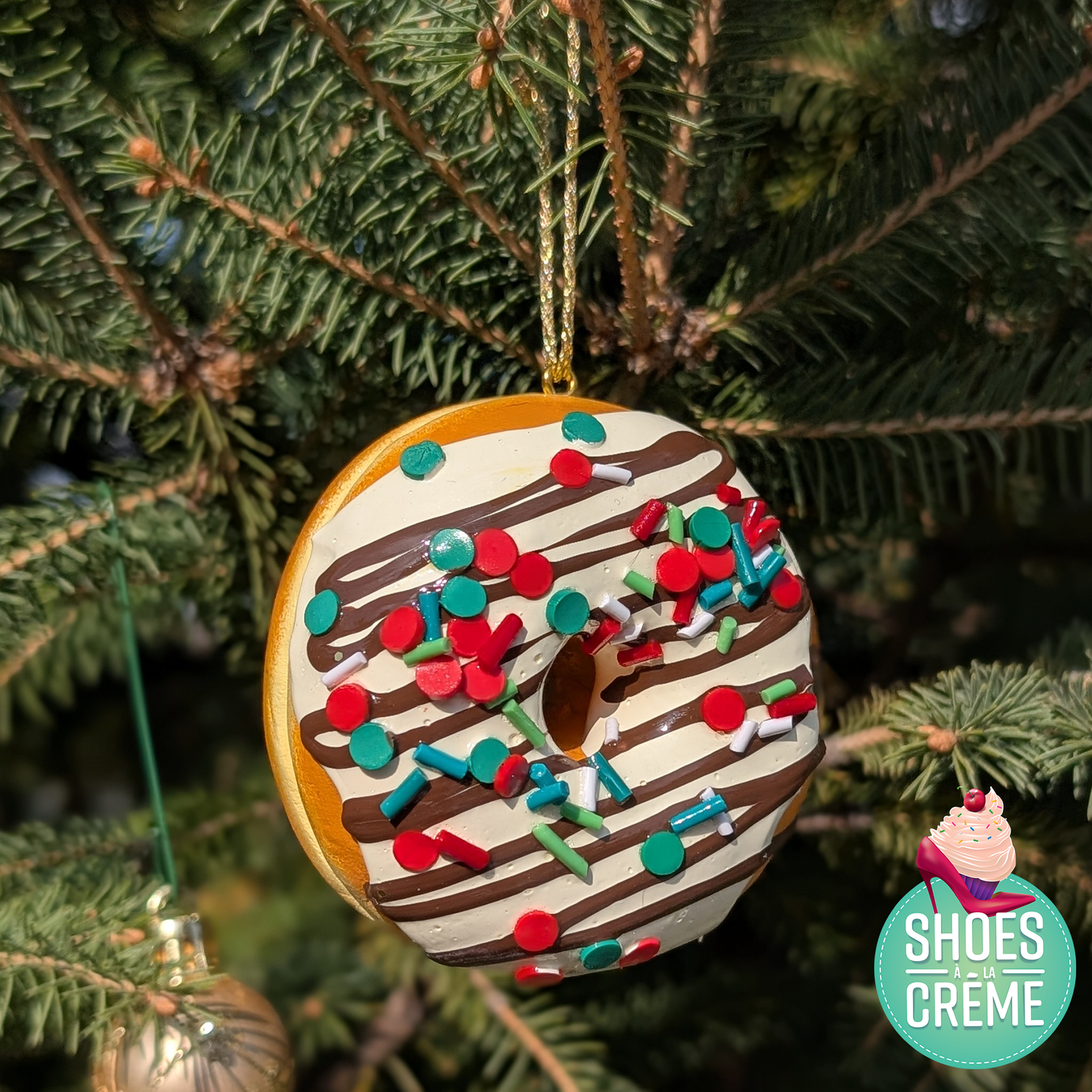 Donut de sapin marbré