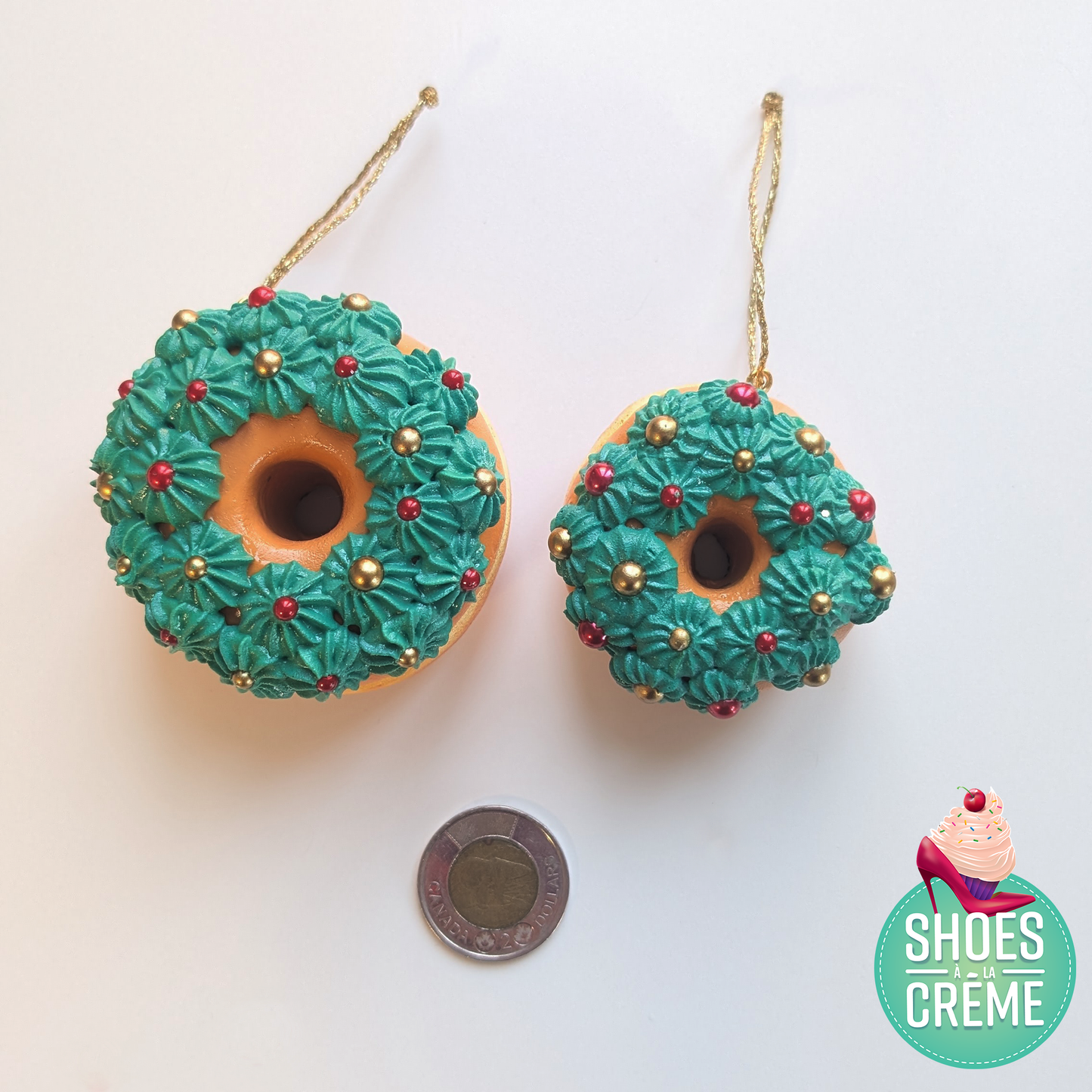 Donut de sapin couronne des fêtes