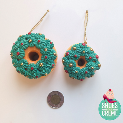 Donut de sapin couronne des fêtes