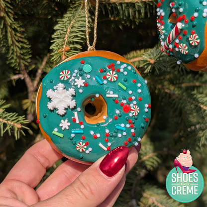 Donut de sapin vert