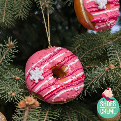 Donut de sapin rose