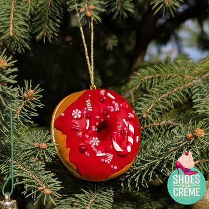 Donut de sapin rouge