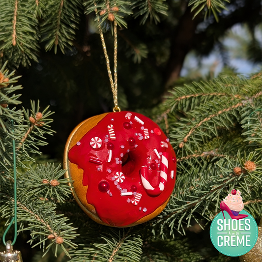 Donut de sapin rouge