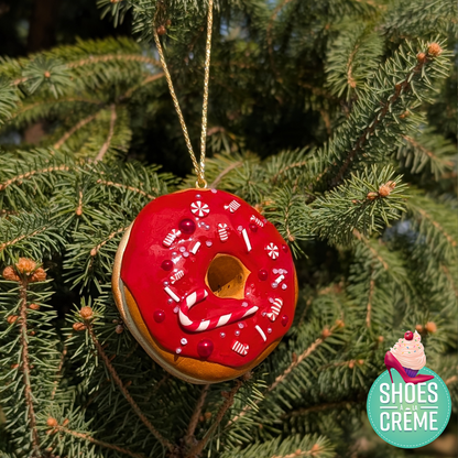 Donut de sapin rouge