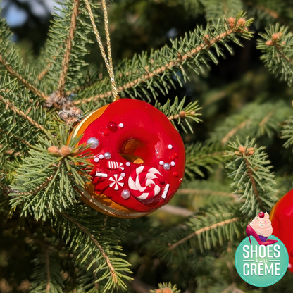 Donut de sapin rouge