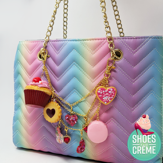 Bijou de sac multiples chaines - Porte clé - Pièce unique