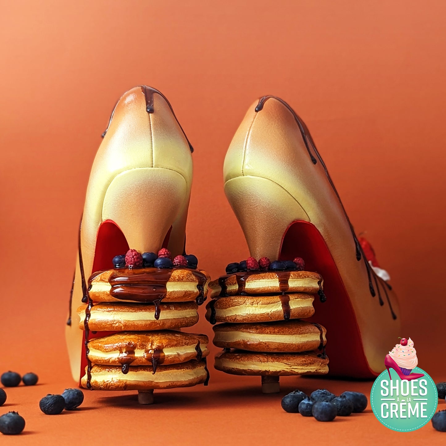 Maple Syrup Pancake Heels